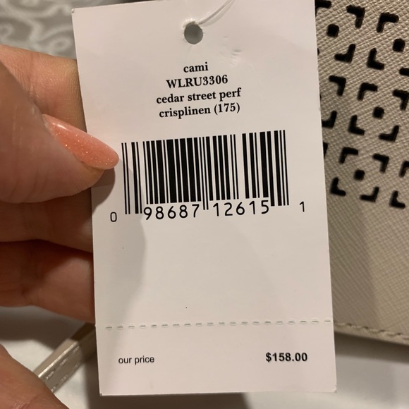 NWT Kate Spade Cami crossbody Purse in crisplinen - Picture 3 of 7